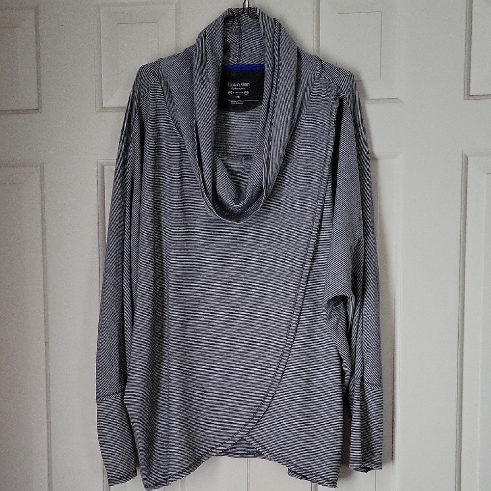 Calvin Klein Performance Stretch Funnel Neck Spli… - image 1